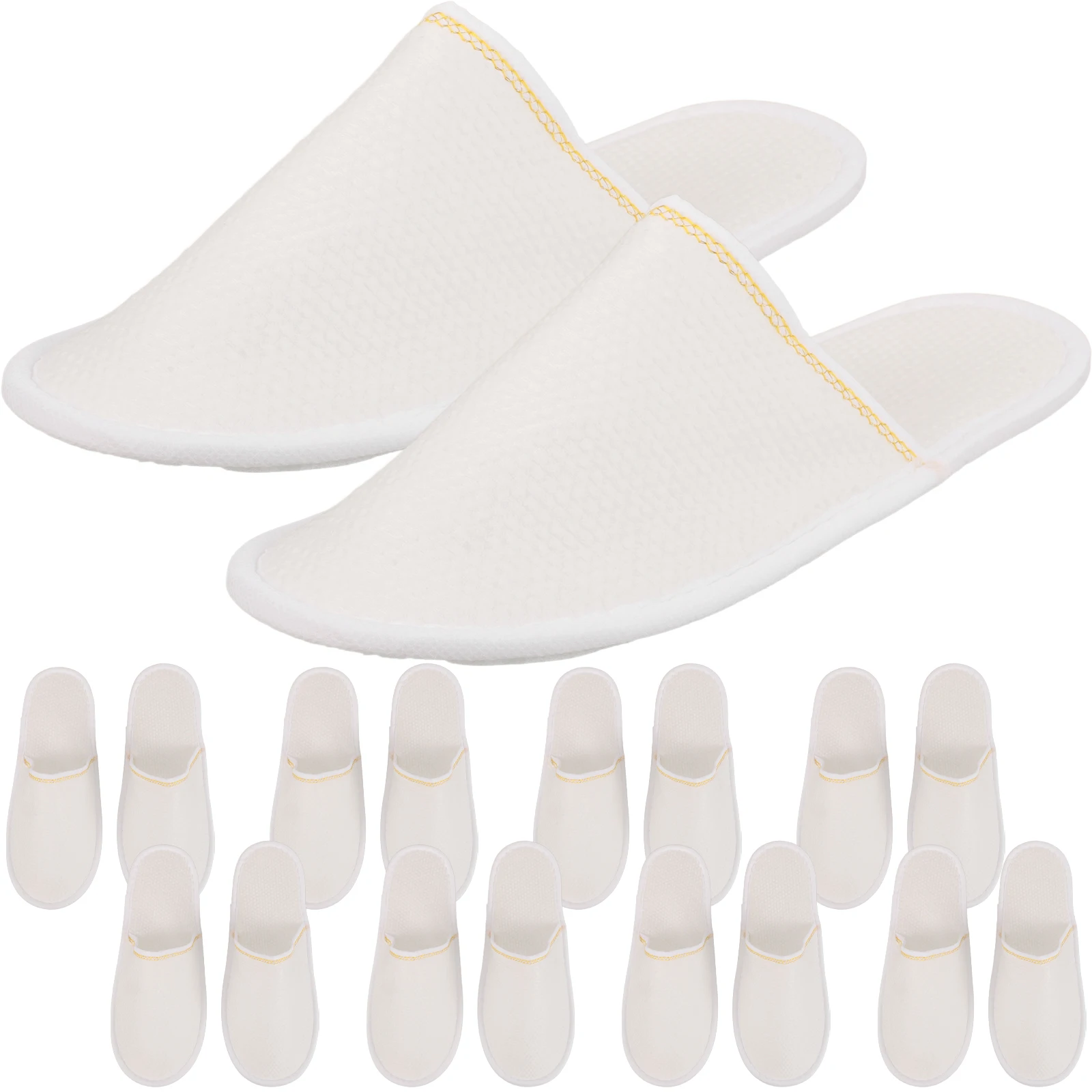 

20 Pairs Disposable Slippers Hotel House Cozy Bulk Non Slip Women Men Cloth Spa Travel Guest Bath Massage Relaxation