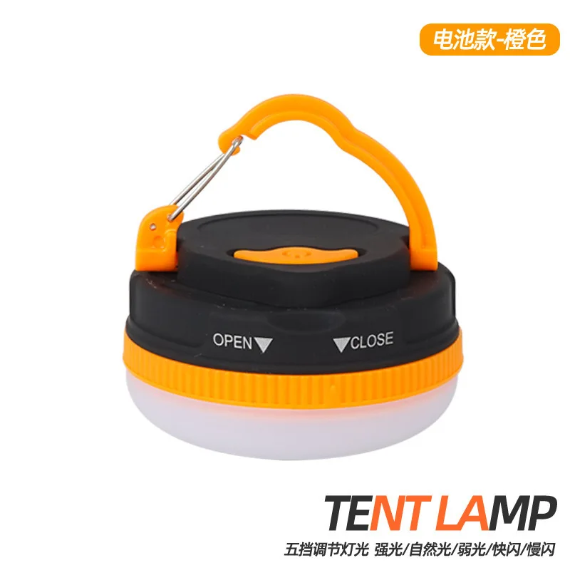 Lampe de tente LED de camping, lumière d'urgence domestique, chargement USB, lanterne de camping avec aimant, lampe de camping