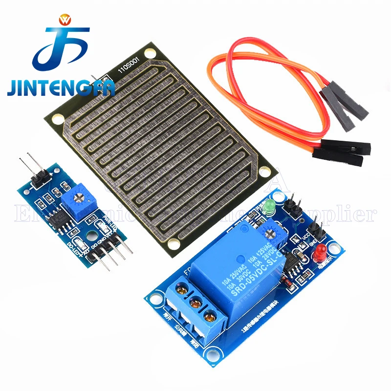 Snow Raindrops Detection Sensor Module Rain Weather Module Humidity For Arduino Relay Control Module Rain water sensor module