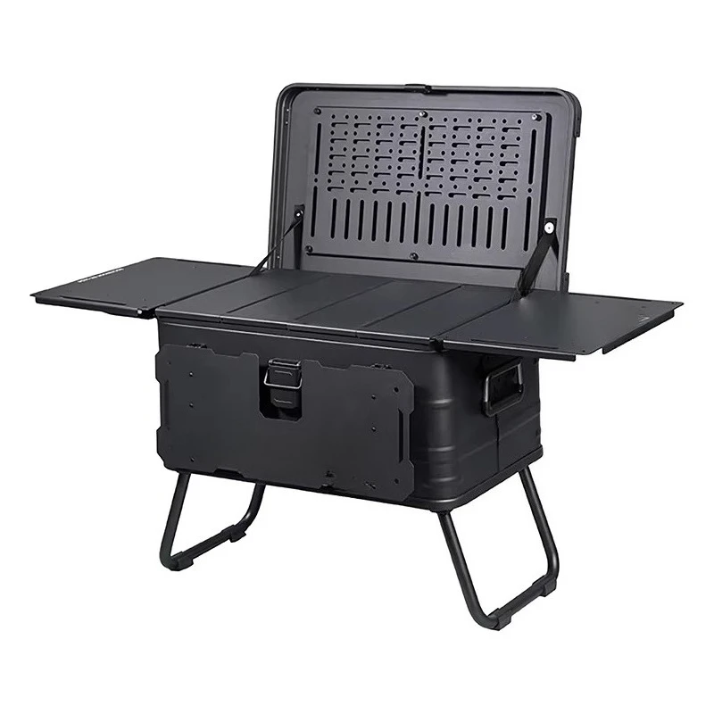 

ROCKBROOK Nestalbe Portable Light Metal Aluminium Mini Small Large Car Roof Garden Tool Outdoor Camping Coffee Storage Boxcustom