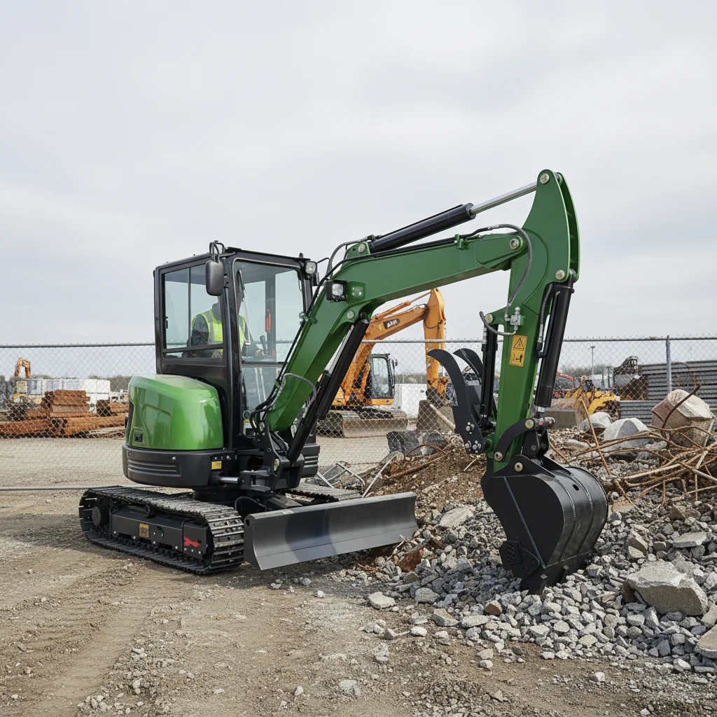 1.8 Ton Compact Mini Crawler Excavator Euro 5 Engine Garden Construction Machine for Sale