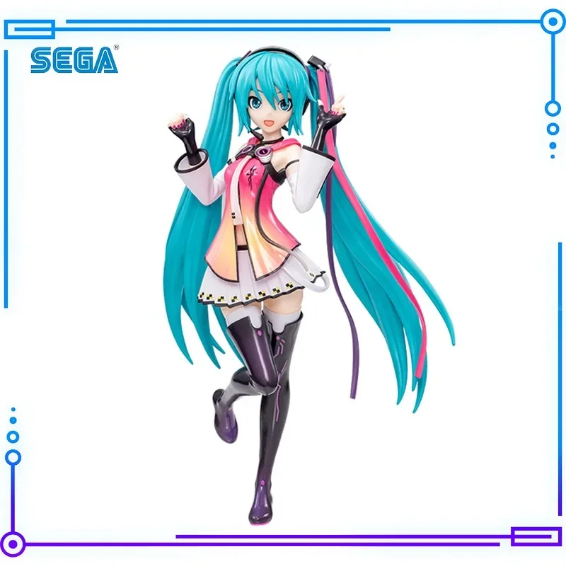 SEGA Original Genuine Vocaloid Hatsune Miku Project Diva Mega 39's Luminasta Star Vocalist 18cm Model Toy Figures Birthday Gift