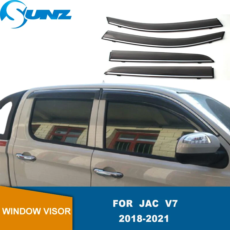 

Side Window Deflector For JAC V7 2018 2019 2020 2021 Window Visor Side Sun Rain Shield Exterior Body Decoration Accessories