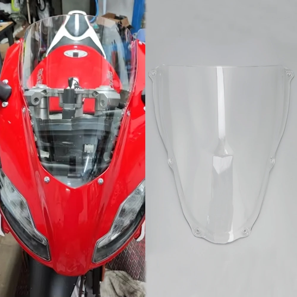 Motorrad Windschutzscheibe Windschutz Für Aprilia RS 125 RS 250 RS 50 125 250 2006 07 008 2009 2010 RS50 Bildschirm Double Bubble Deflektor