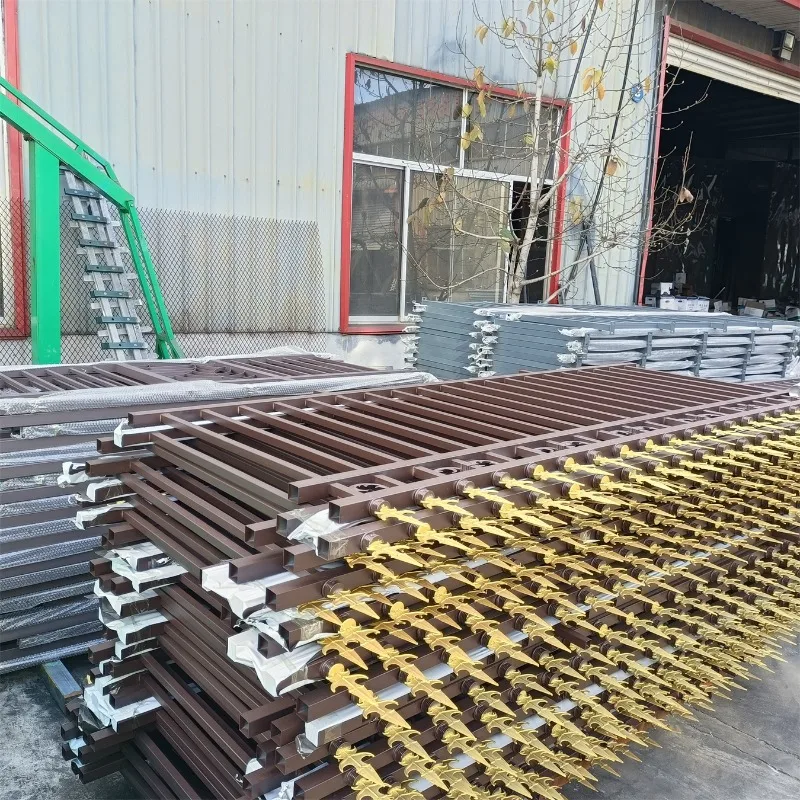 Balcony guardrail Aluminum alloy flat design Modern fence