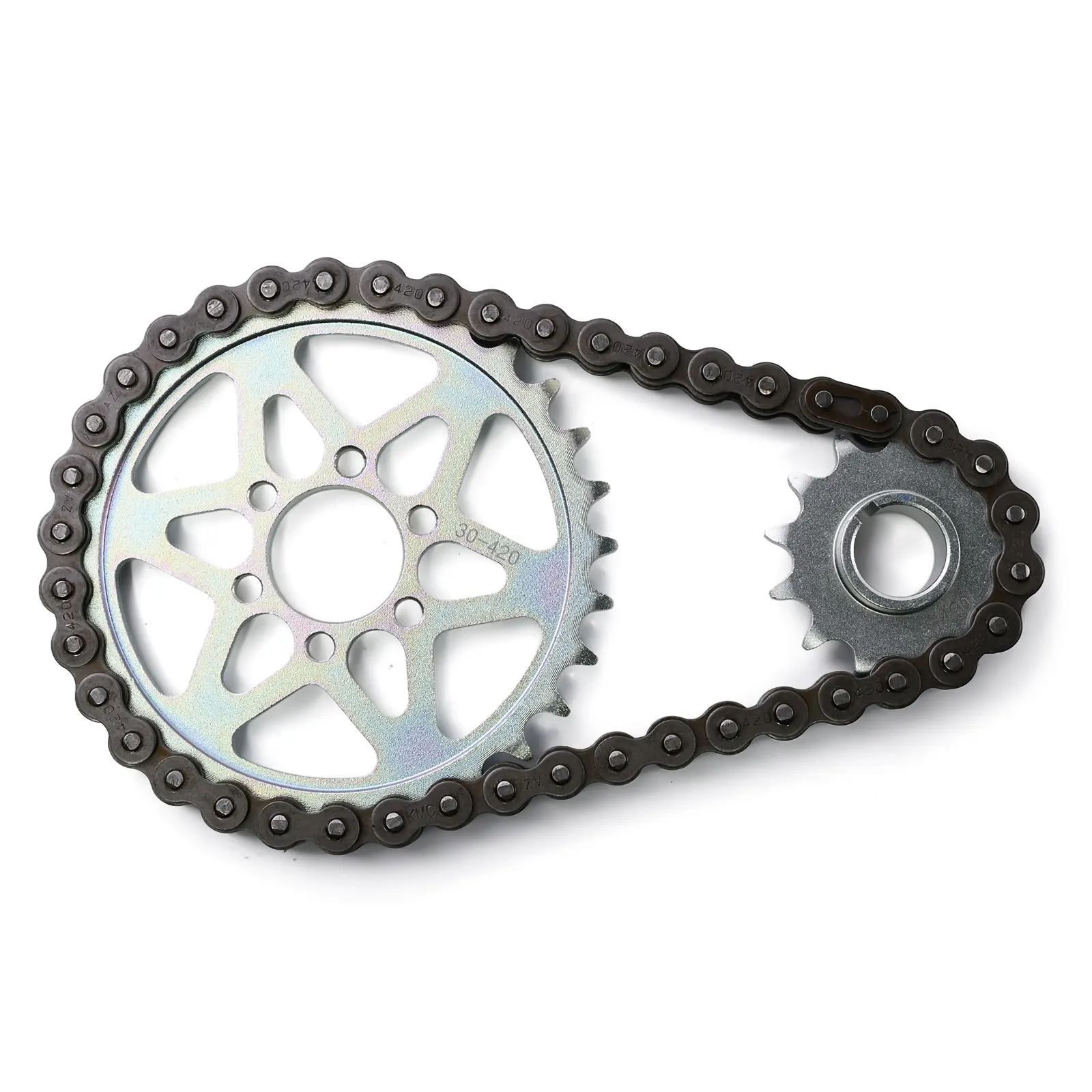 For SURRON Light Bee X/S Segway X260 X160 First-level Transmission Chain Gear Set Electric Dirt Bikes 420-30T-13T Primary Drive Sprocket Set Off-road Motorcycles Accessories