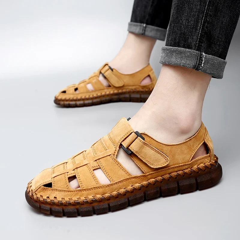 Hot Selling Comfort Casual Sandals For Men Summer Breathable Men's Shoes Leisure Men's Brand Outdoor Travel Stroll Casual Shoes