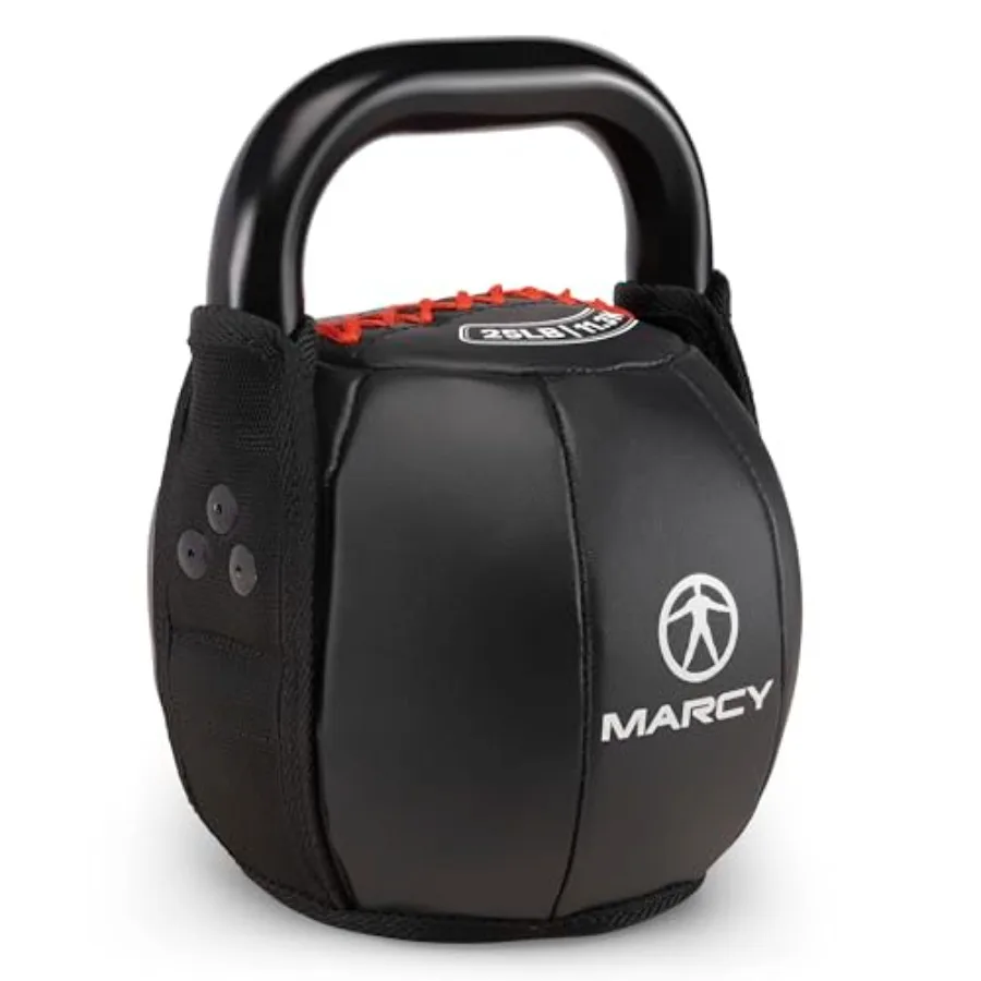 

Strength Training Soft Kettlebell with Handle for Weightlifting Conditioning Strength and Core Training 10 lbs to 40 lbs Durabl