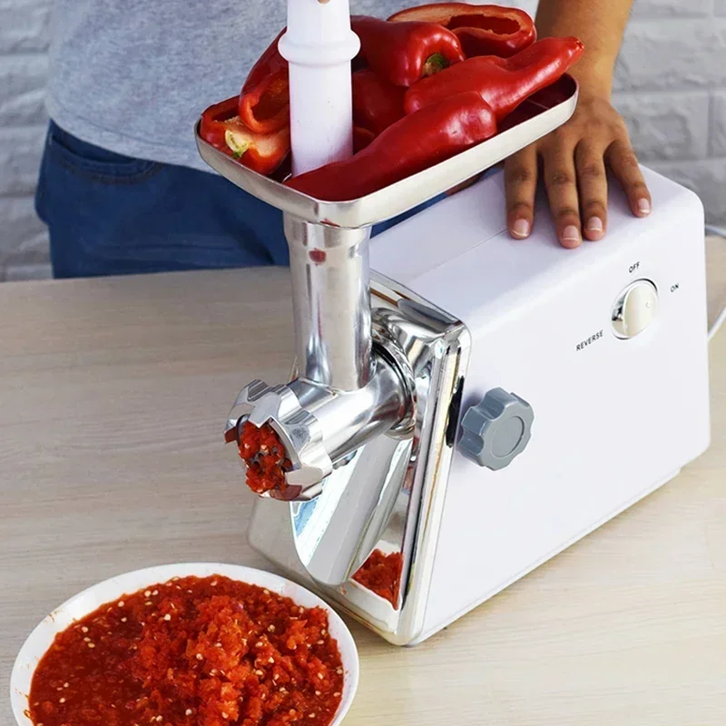 Commercial Meat Grinder 1400W Sausage Machine Minced Meat Sausage machine electric Cut Vegetables minced stuffing Meat Mincer