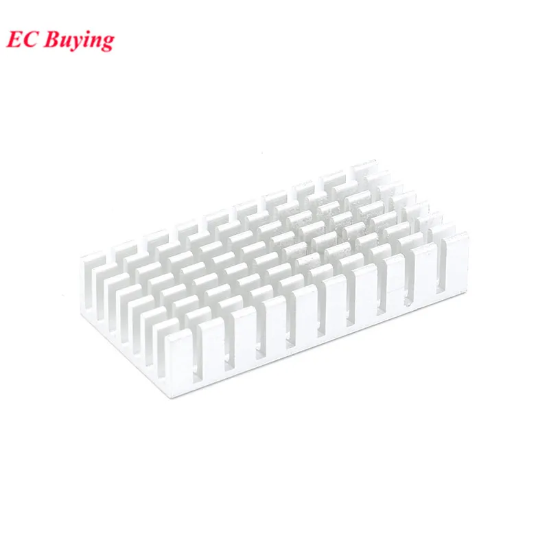 10pcs/1pc 50*25*10mm Heatsink Radiator Cooler Cooling Fin Aluminum Heat Sink LED Power IC Transistor Module PCB PBC 50X25X10mm