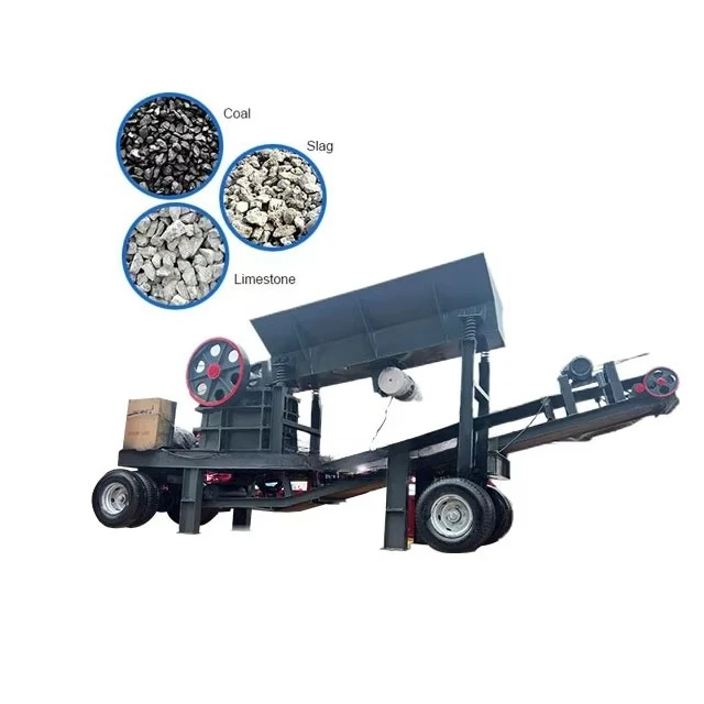 Electric Full Line Quarry Stone Sand Making Mini Gravel Machine Portable Tracked Mobile Crusher Plant for Rock