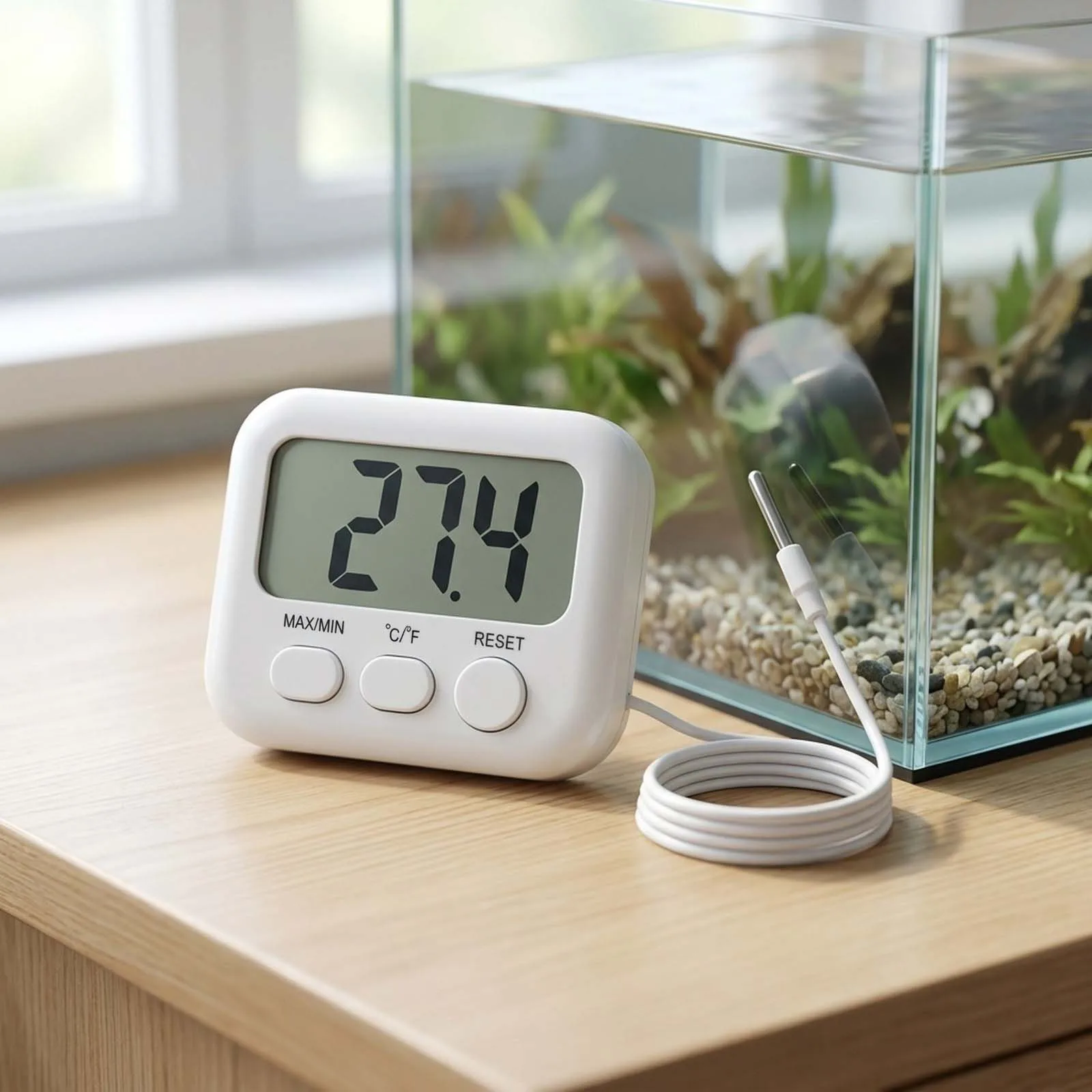 Accuracy And Resolution for mini LCD Aquariums Refrigerators And Compact Measuring Temperature Digital Probe Sensor