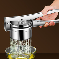Lemon juicer, vegetable press, fruit squeezer, potato masher, 304 stainless steel manual juice extractor