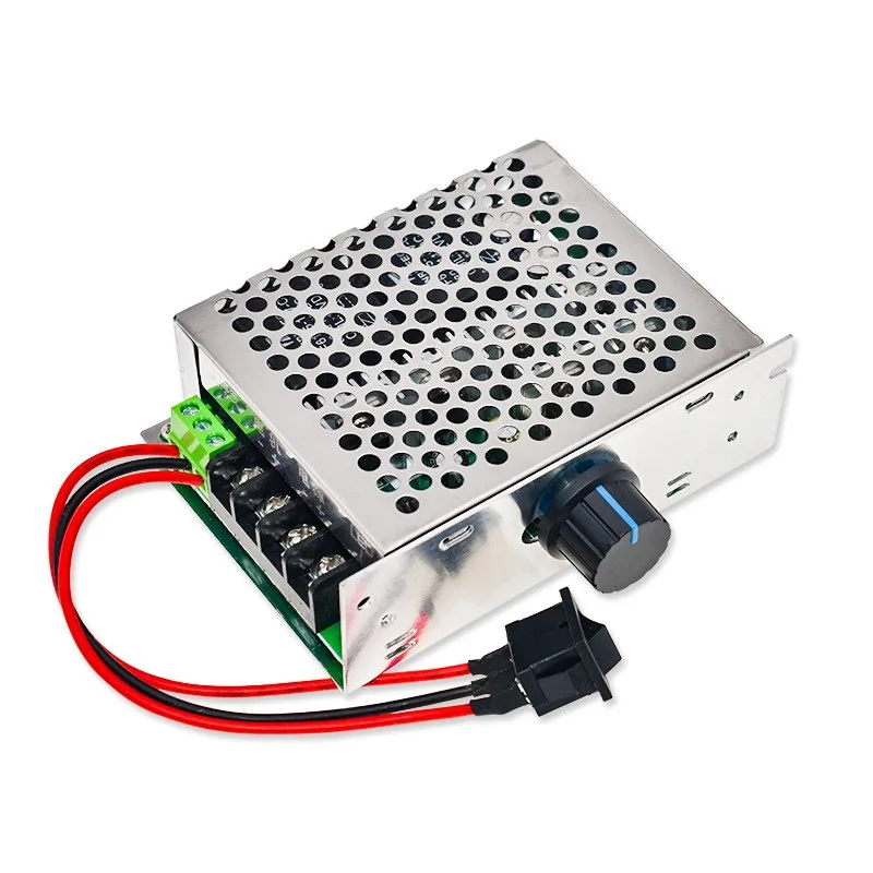 40A 12-36V PWM Industrial DC Motor Speed Controller, High Power Driver with Forward/Reverse Switch for CNC, Conveyor, Machinery