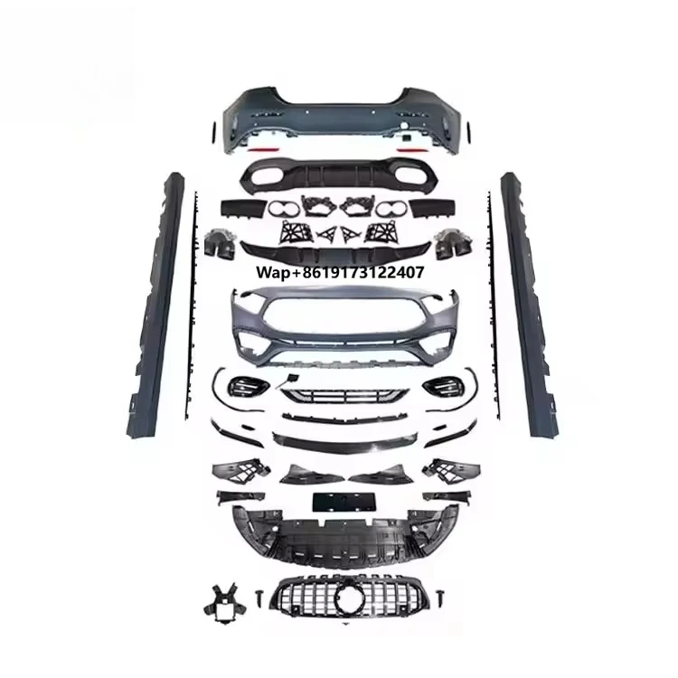 

Hot Selling W177 A45 Style Hatchback Full PP Body Kit Front Bumper Rear Bumper Side Skirts Kit Bodykit