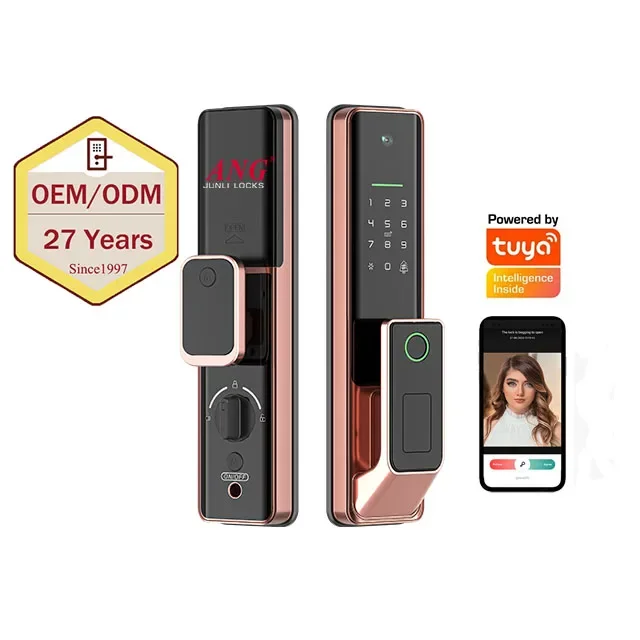 Intelligent 5050 Mortise Automatic Door Lock Smart Electronic Digital Door Lock With Camera