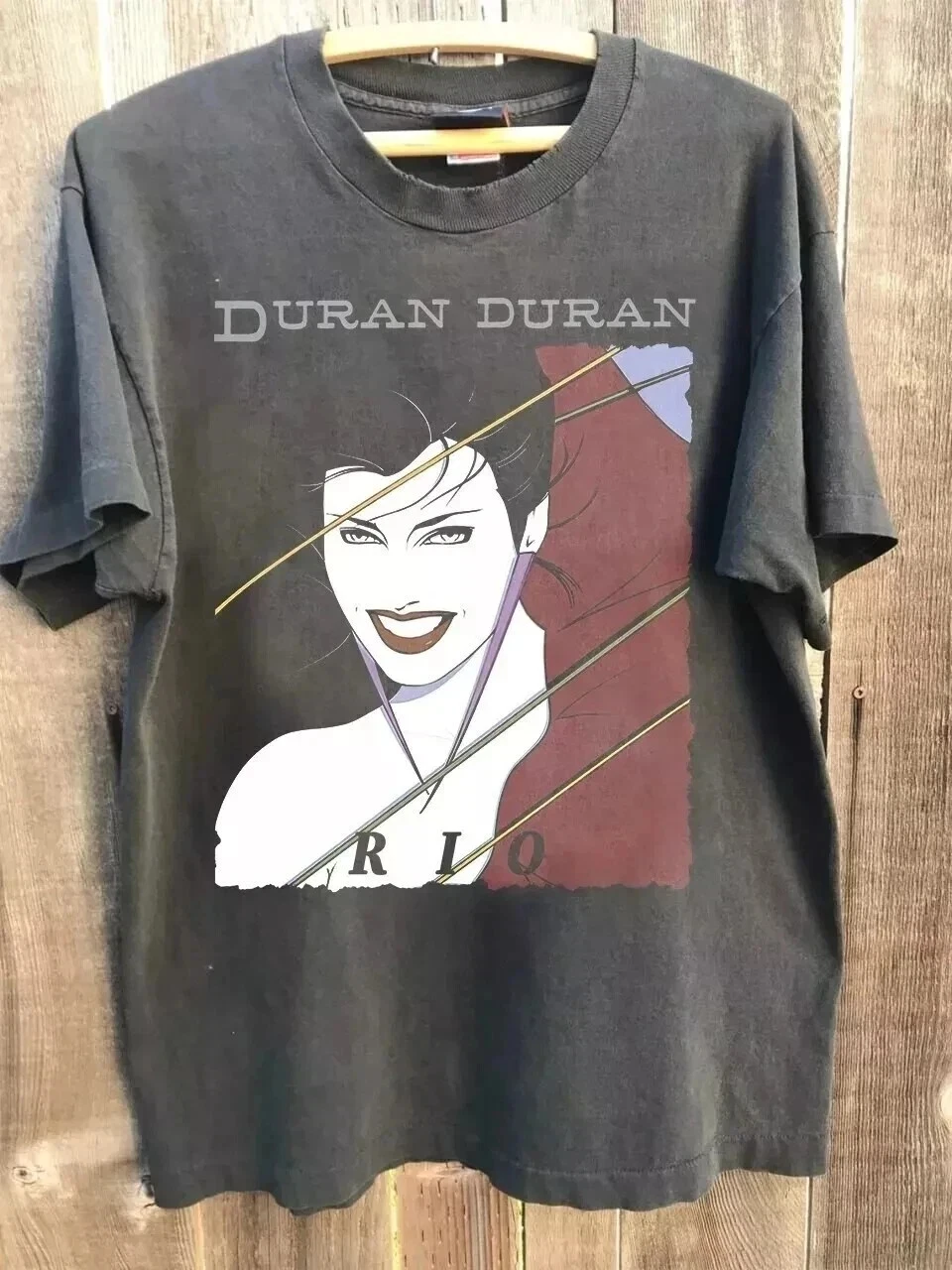 Camiseta Duran Duran Tour com Estampa Retrô, Unissex, Gola Redonda, Algodão, Verão, Oversized, Estilo Harajuku Gótico Y2K, Top da Moda