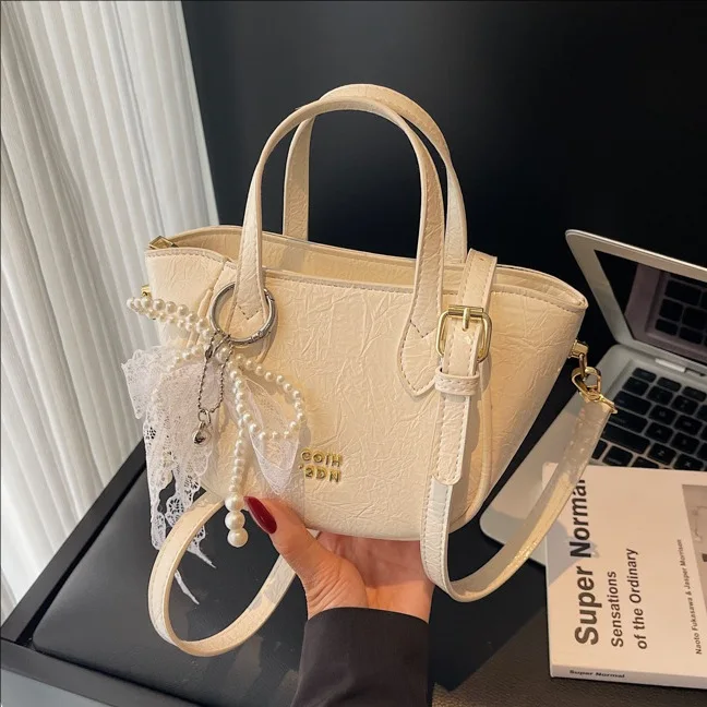 

2025 Новая простая повседневная сумка для женщин, многофункциональная сумка-мешок, роскошная дизайнерская сумка-тоут в винтажном стиле, сумка через плечо