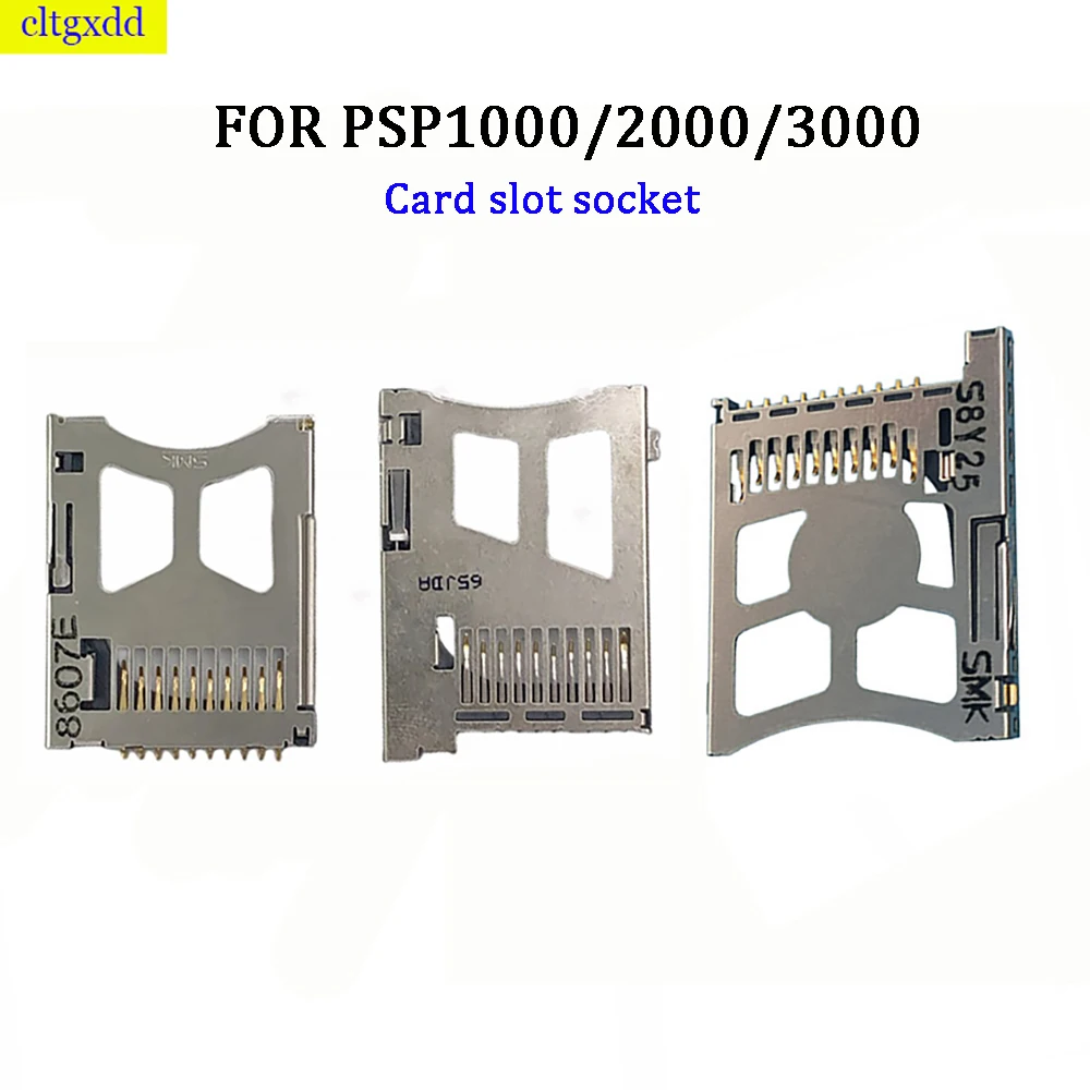 Cltgxdd 1piece FOR PSP1000/2000/3000 memory card slot memory card slot card reader bracket rod socket repair parts