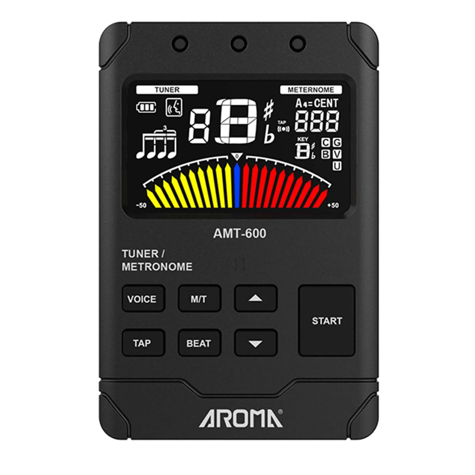 AROMA 3 AMT-600 in 1 Generator Chromatic Tuner Metronome/Tuner/Tone Generator Beat Tempo Lcd Digital Piano Violin Bass Banjo