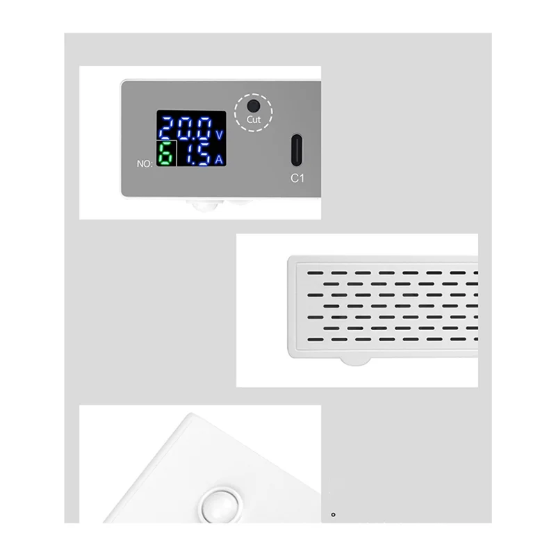 140W 6 In 1 PD Charger Quick Charge Charger Fast Charger Station Charging 3.0 USB C For Laptop Type C 30W US Plug-N36R