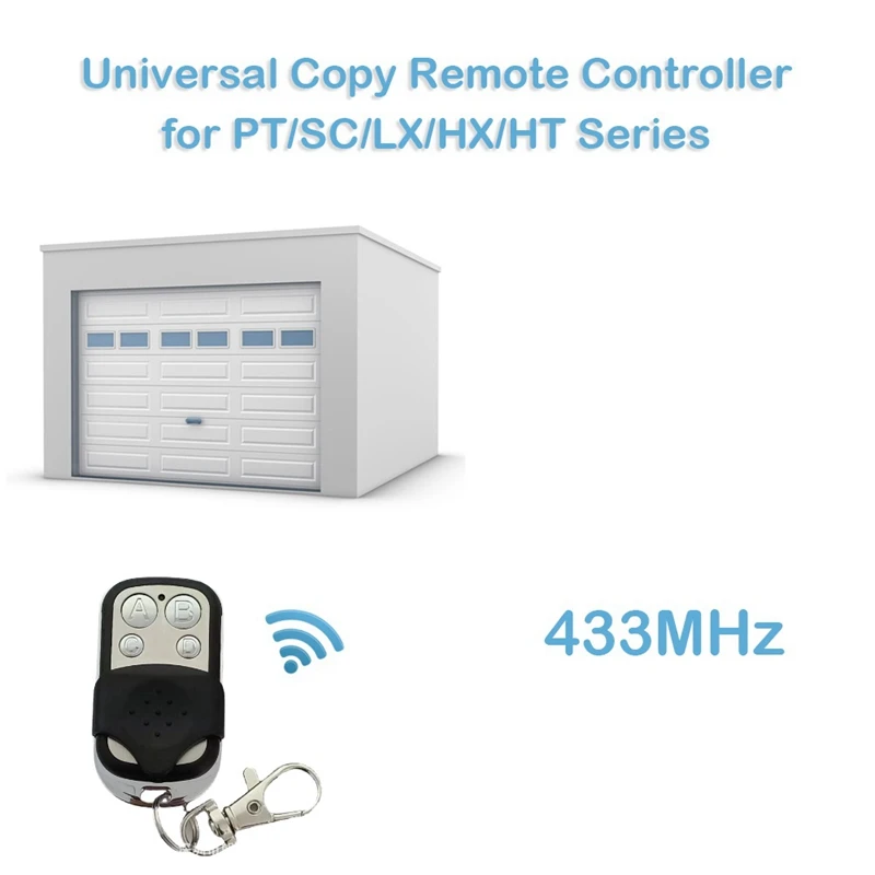 5PCS Garage Türöffner 433Mhz Fernbedienung Elektronische Tor Garage Türöffner Fernbedienung Duplizierer Lernen Code