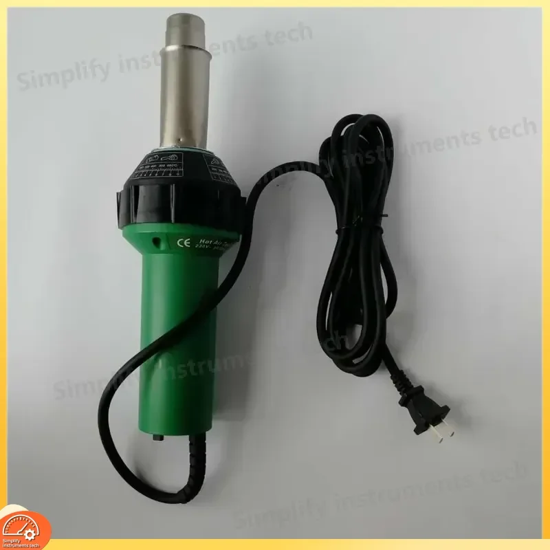 Hot Air Plastic Welder PVC Vinyl Floor Heat Gun Kit with Nozzles Delayed Cooling Professional Welding Tool for Repair DIY