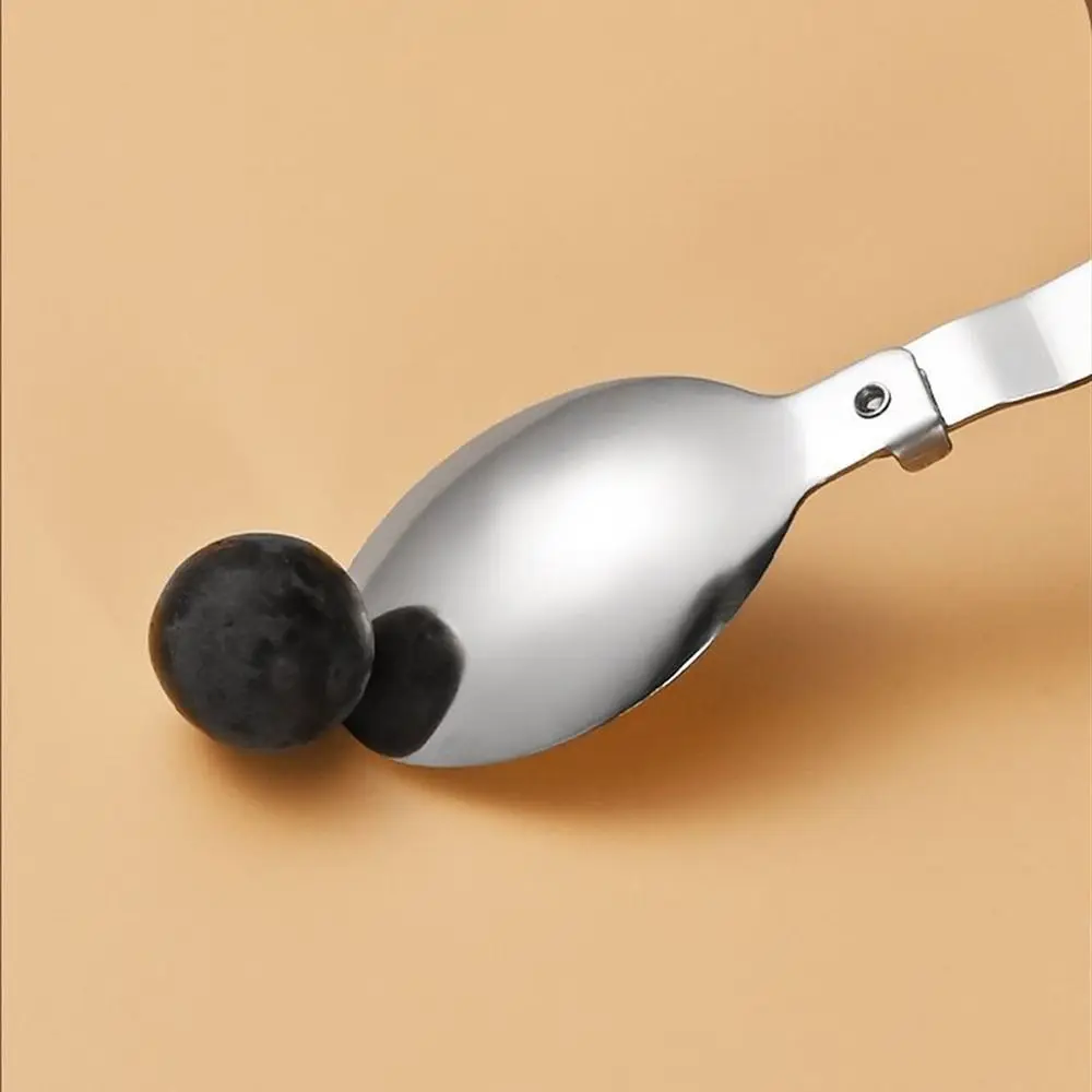 مجموعة أدوات مائدة محمولة مدمجة مقاومة للصدأ وقابلة للفصل وأدوات مائدة قابلة للطي متعددة الوظائف مع صندوق تخزين #5