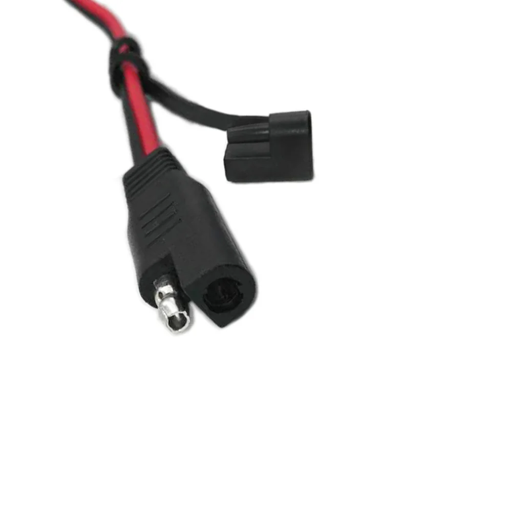 

Sae Motorcycle Charging Cable Durable Flat Design Dirt Water Uv Impact Resistant Solar Connect Power Cable