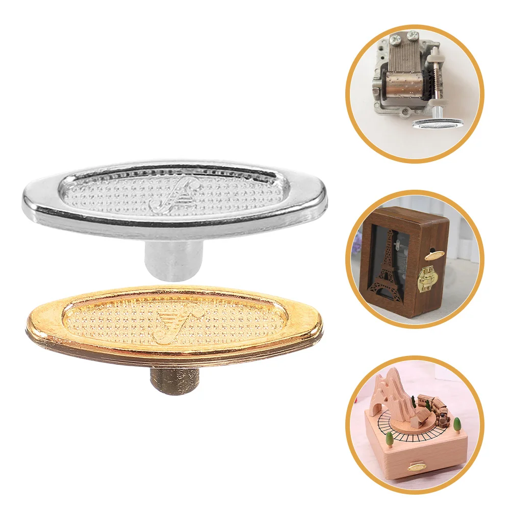 

10Pcs Music Box Winding Keys Metal Replacement Accessories for Movements Adjustable Knob Handle DIY Craft Home Decor