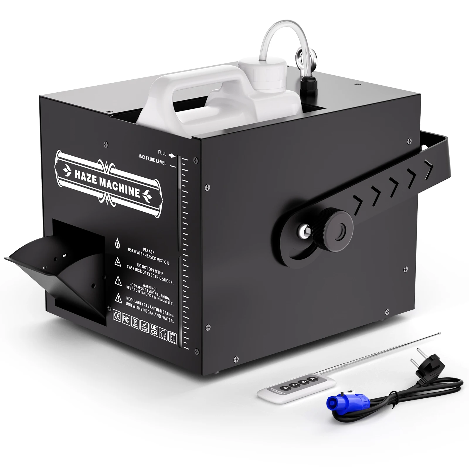 1000W Haze Machine Smoke Fog Machine DMX Remote Control For Stage DJ Disco Wedding Party Club Fogger Effect Equipment