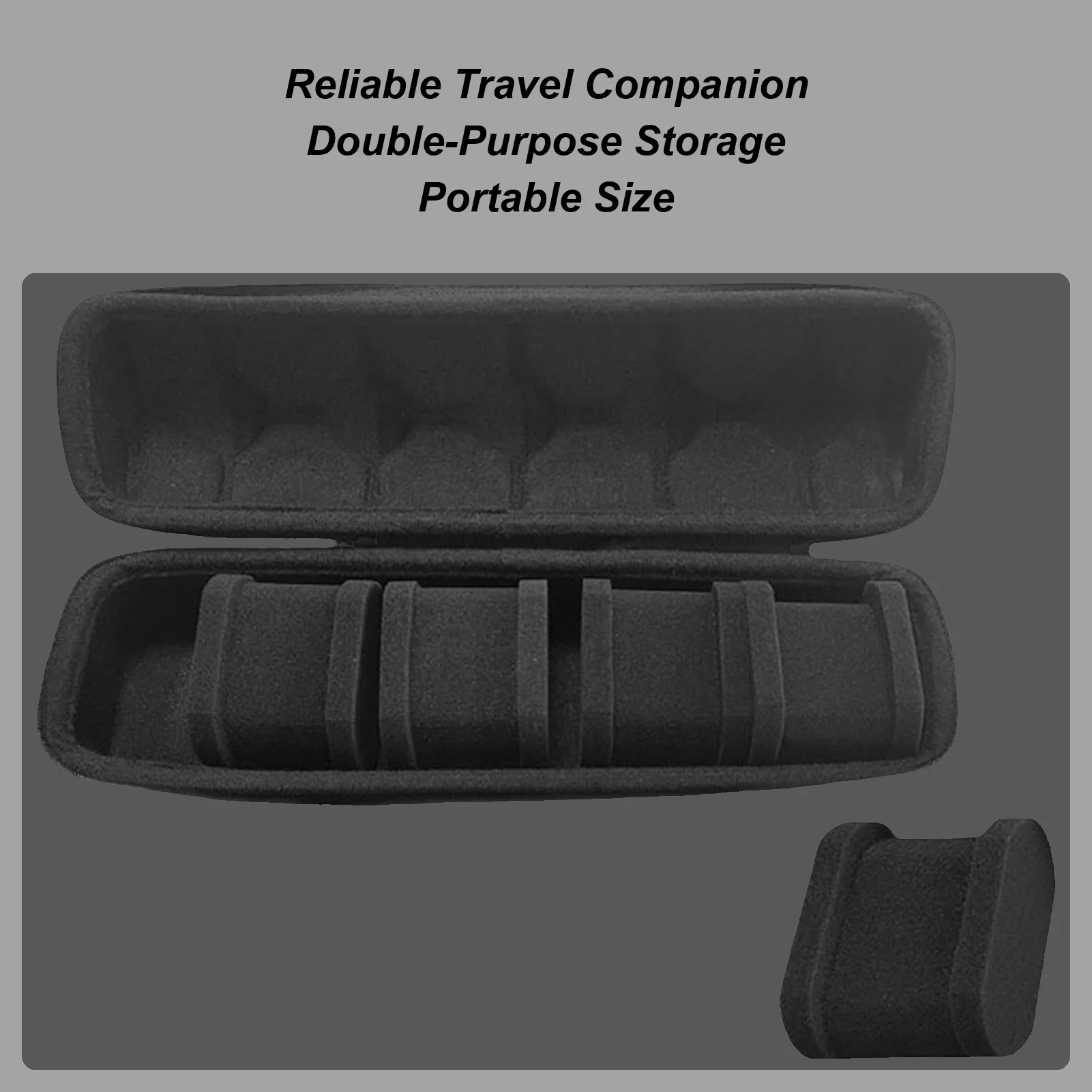 

Дорожный футляр для часов, 5-секционный портативный органайзер, чехол для хранения часов для дома, ежедневная защита для бизнеса, организация коллекции