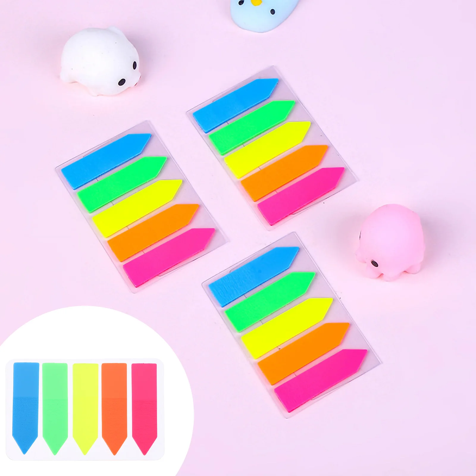 

2000 Sheets Colorful Page Tabs Translucent Stickers Practical Gifts Book Accessories School Office Use