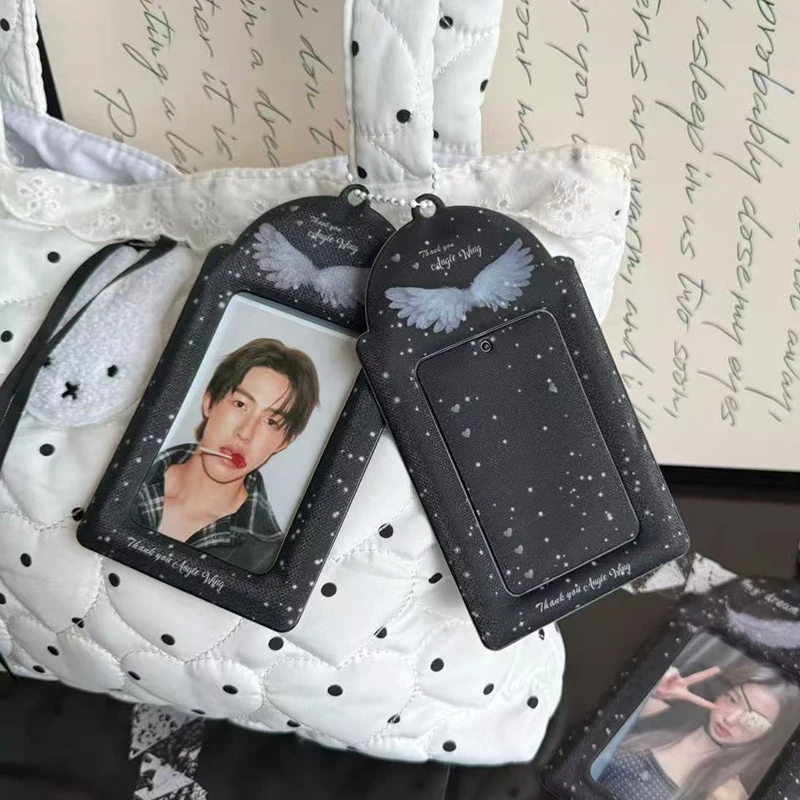 1-4PCS Ins Photocard Holder 3in Binder Photocards Kpop Photo Album