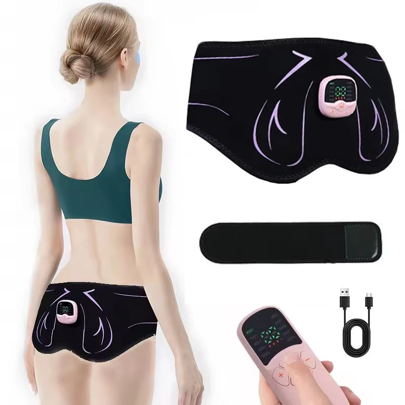 

Умный EMS тренажер для бедер, пояс с тонером для мышц, носимый аппарат для подтяжки ягодиц, массажер для бедер, USB перезарядка, оборудование для фитнес-массажа
