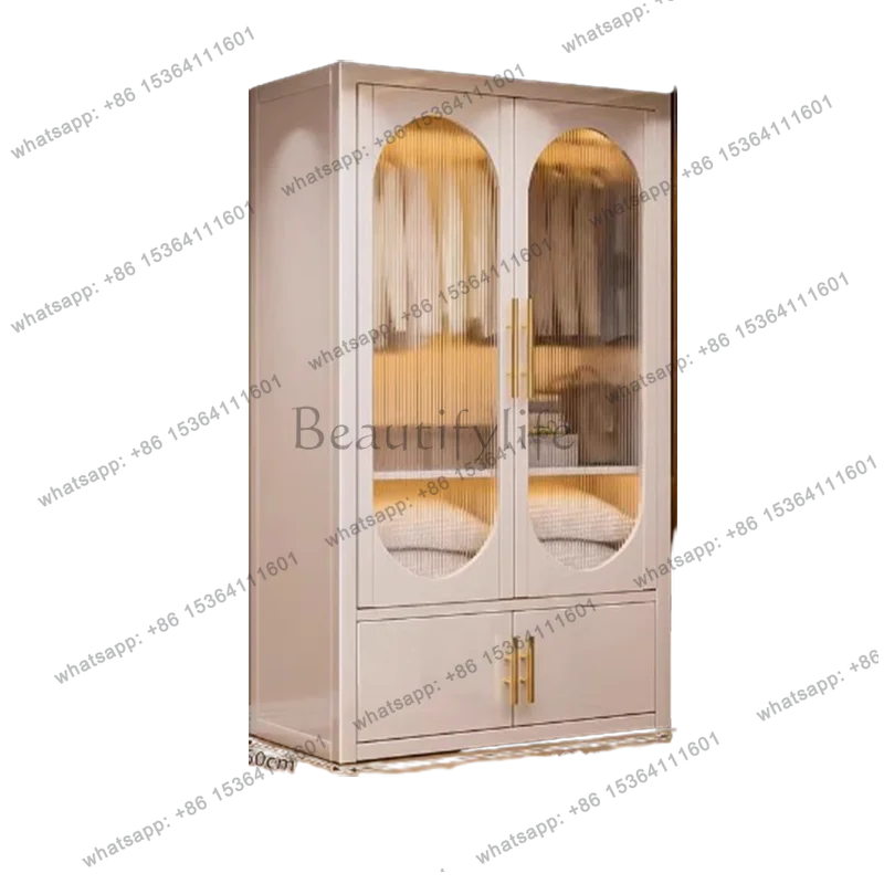 PG New Iron Bedroom Wardrobes Apartment Modern Simple Locker White Metal Wardrobe Open Girls 2025 Armario De Ropa Furniture Home