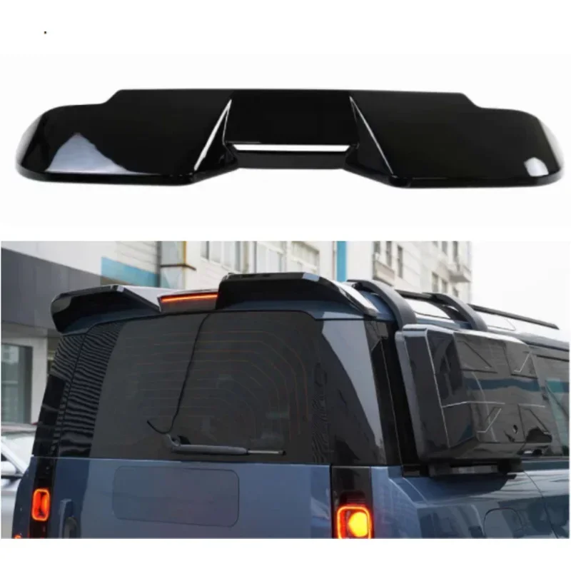 

KHAN For Land Rover Defender 90 110 130 PHEV 2020-2023 Real Carbon Fiber Car Rear Wing Trunk Lip Roof Double-Deck Spoiler
