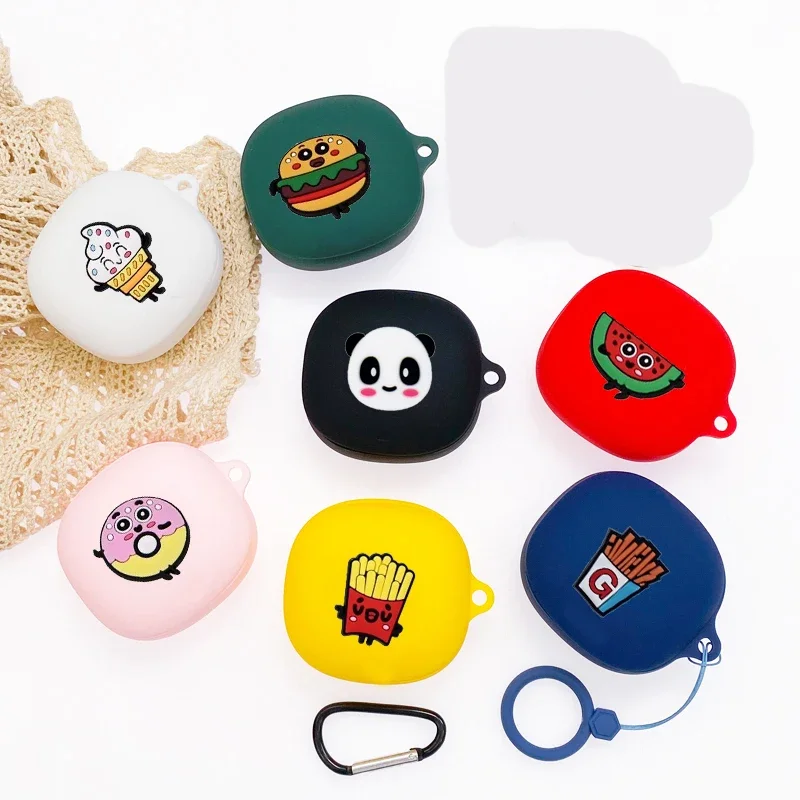 เคสการ์ตูนสำหรับ shokz openfit เคสป้องกันหูฟังซิลิโคนแบบตลกสำหรับ shokz openfit heartphone กล่อง fundas