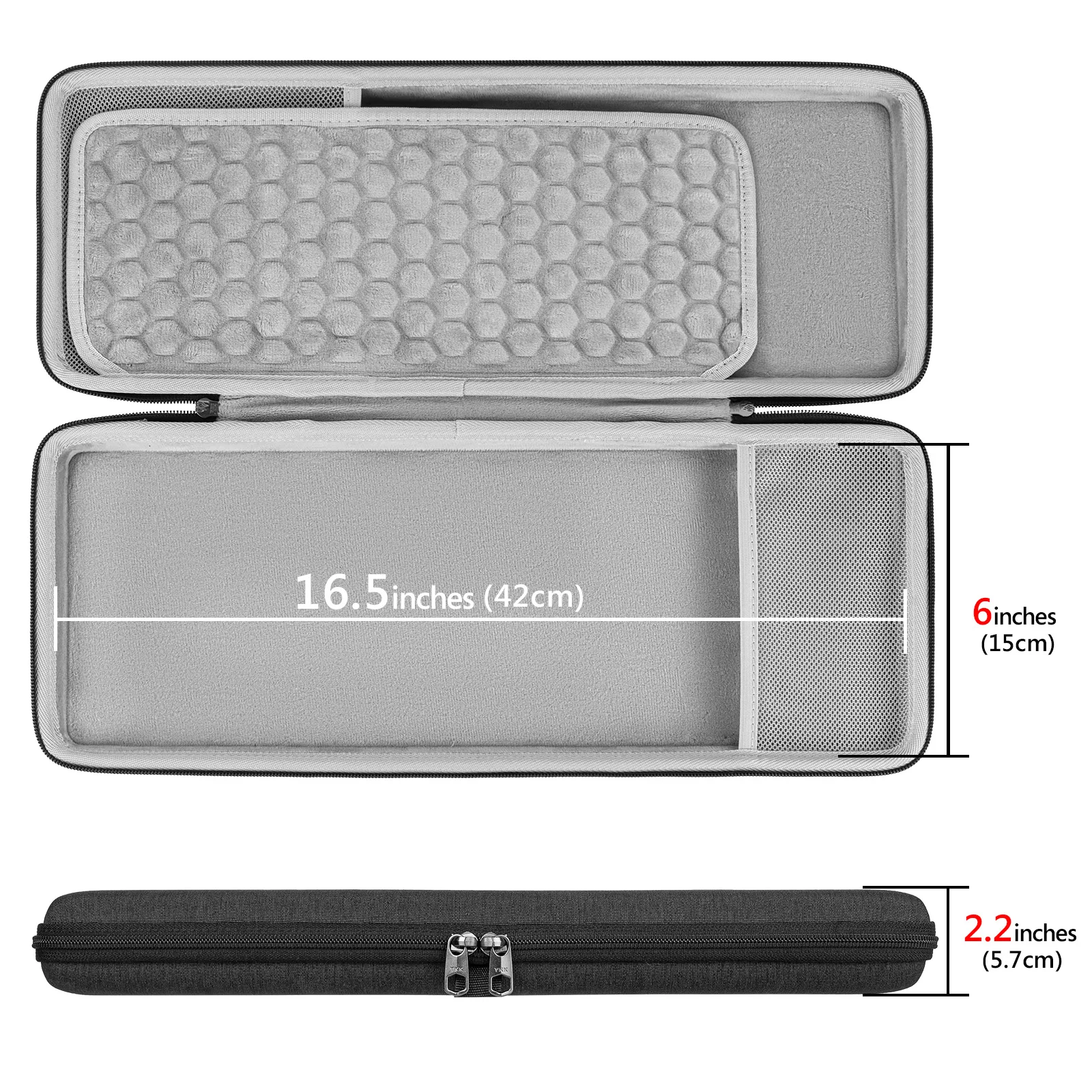 Capa de teclado Geekria para teclados de 84 teclas, compatível com AULA F75, Keychron K2 versão 2, Q1, teclado EPOMAKER TH80 Pro 75%