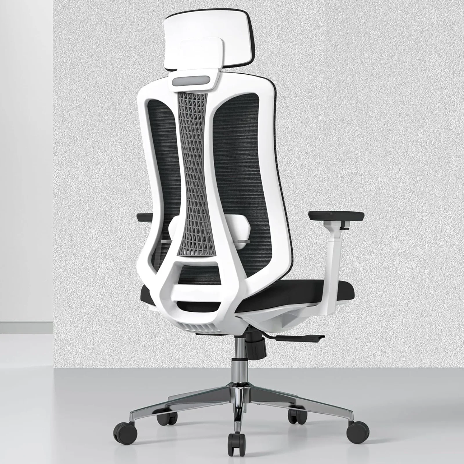 

US Ergonomic Mesh Office Chair, Computer Desk Chair with 3D Armrests, Adjustable Lumbar Cushion and Adjustable Headrest