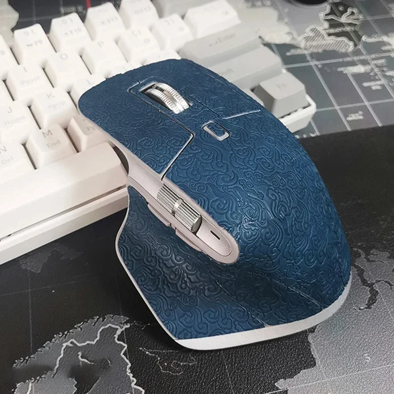 Nowe naklejki boczne na łyżwy myszy DIY Skórka myszy dla Logitech Mx Master3 3s Suck Sweat Antypoślizgowe, wstępnie przycięte Łatwy montaż Bez myszy