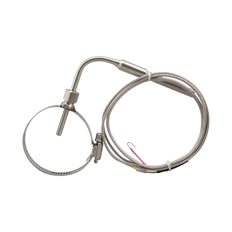 Ring Type Scalable Adjustable Hole Circle Hoop Clamp High 1250°C K Temperature Sensor 304 Stainless Steel Probe Thermocouple