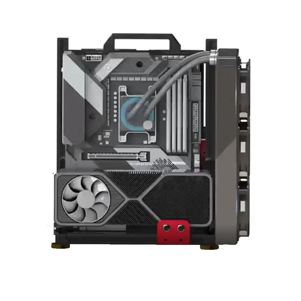 

MOD PC Case, DIY ITX/MATX/ATX Gamer Cabinet Open Frame Rack,Water Cooler Desktop Computer Gaming Chassis Vertical Personality