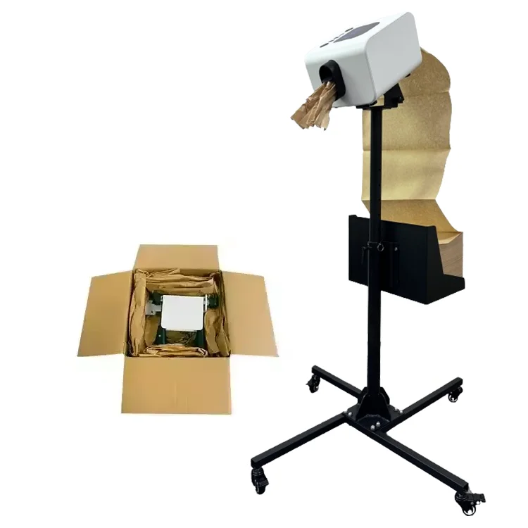 e New All-In-One Paper Folding Machine for Filling Void High Quality All-In-One Honeycomb Paper Cushion Pad Machin