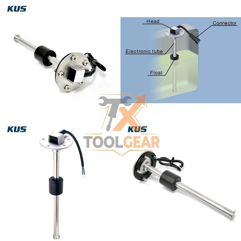 2026hotsale* KUS Stainless Steel High Resolution 100mm-2000mm IP67 Fuel Level Sensor Float Type with 5% Accuracy