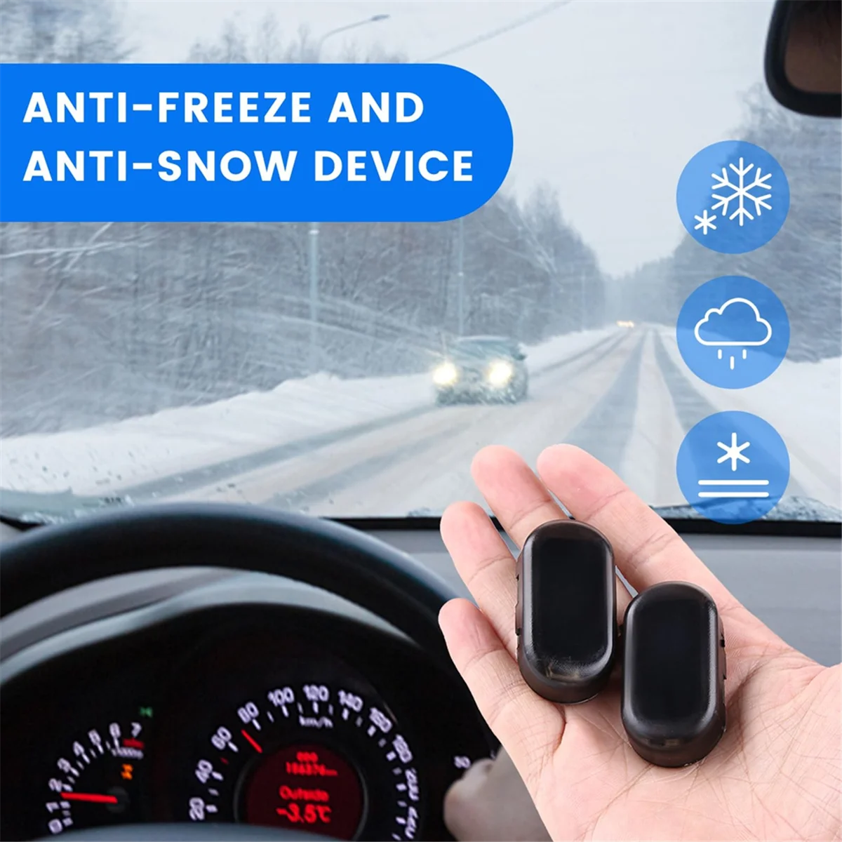 Electromagnetic Molecular Interference Anti-Frost Snow Removal Tool,Car Heater,Electromagnetic Interference Tool G