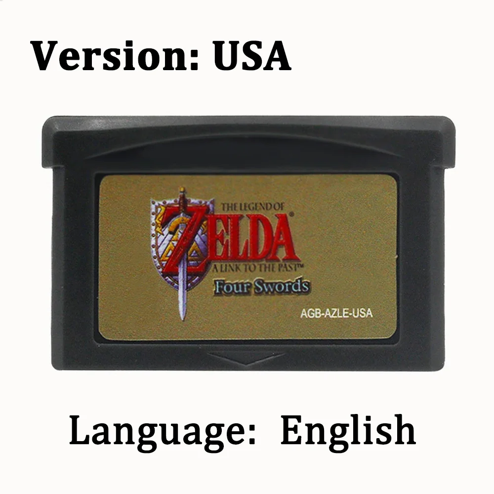 Hot Zelda GBA Game Card Cartridge 32 Bit Video Game Console Zelda Game Card Link To The Past Awakening DX Minish Cap image 3