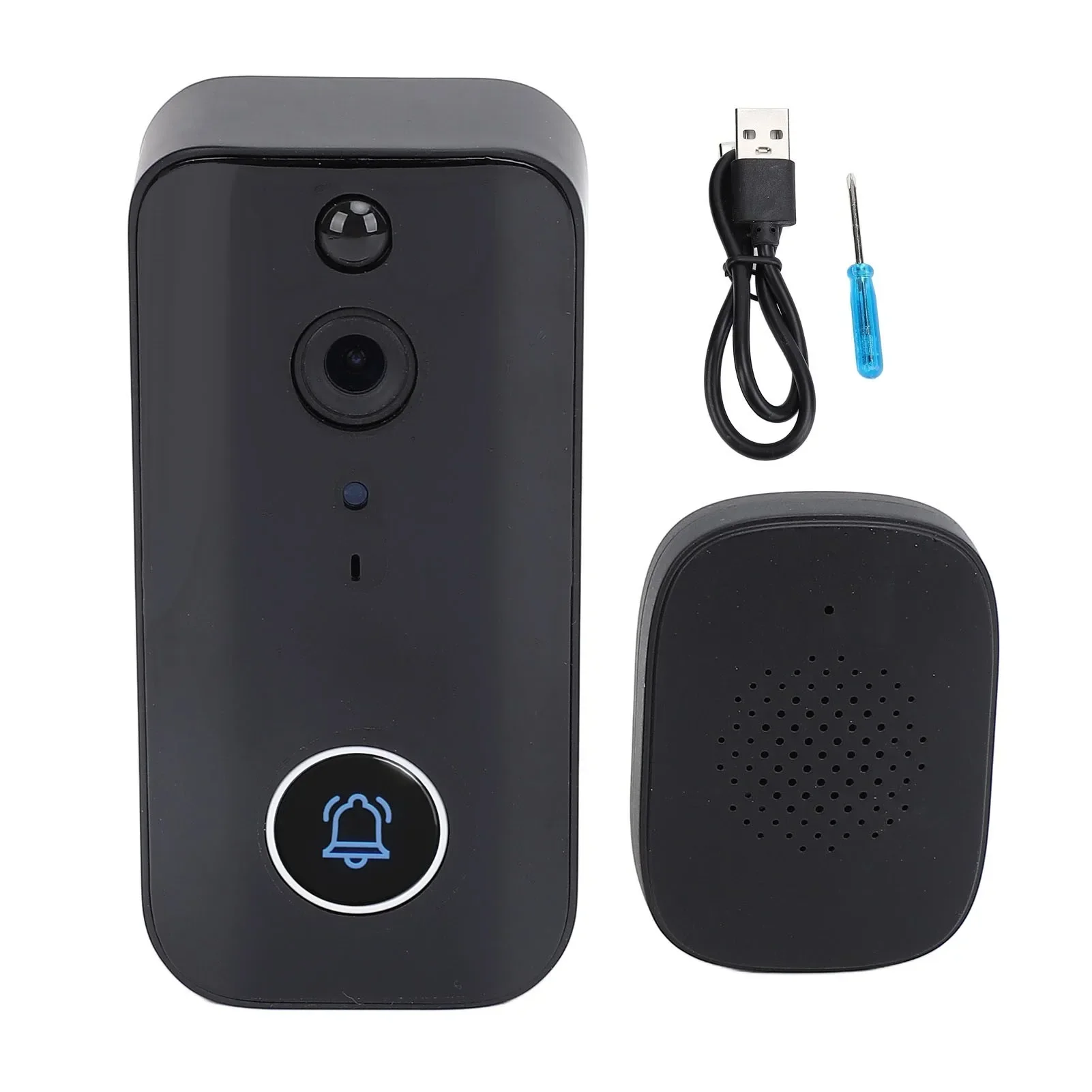 

WiFi Visual Doorbell HD Camera Doorphone Infrared Night Vision Wireless Home Security Doorbell Voice Conversion Video Intercom