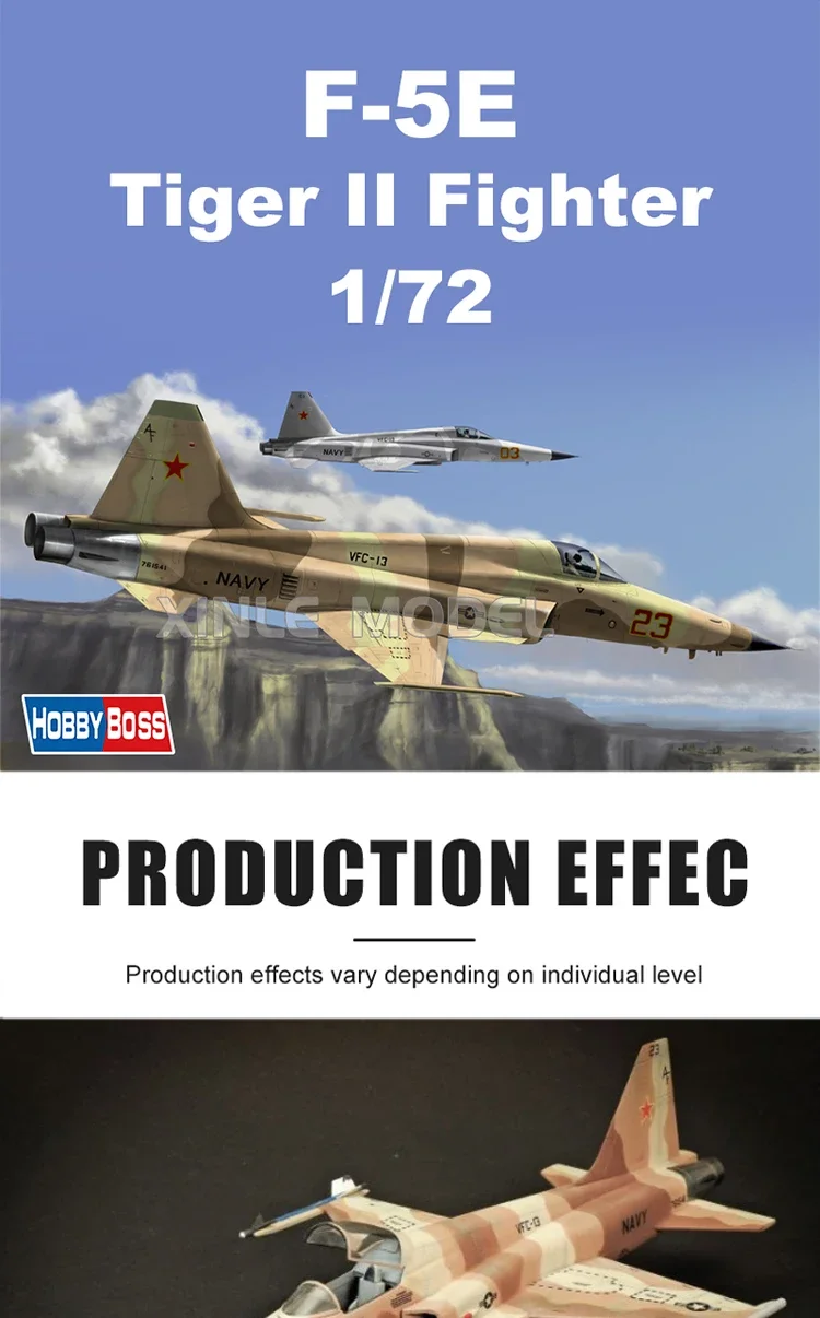 عازف البوق البلاستيك أطقم منمذجة 80207 F-5E النمر الثاني المقاتل 1/72 الطائرات