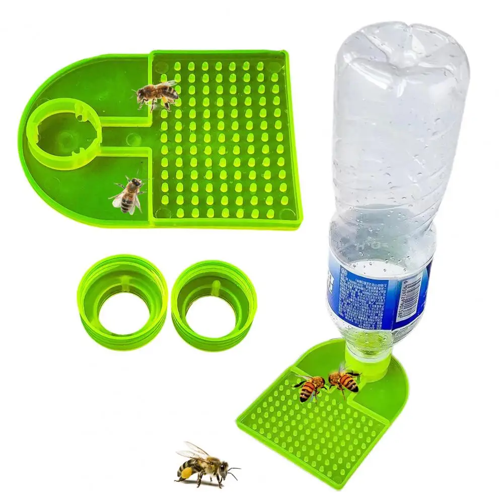 Beekeeping Bee Feeder Bee Drinking Station Feeder Set with Water Bottles Watering Bees Tools Supplies